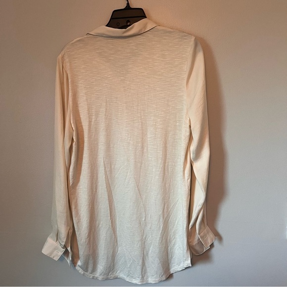 Anthropologie Dolan Left Coast Collared Long Sleeve Blouse Retail $80 Sz. Small - Picture 7 of 10